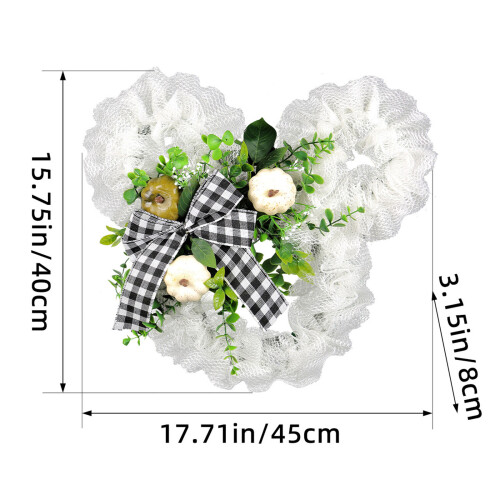 Couronne de nœud papillon pour décorations intérieures et 2