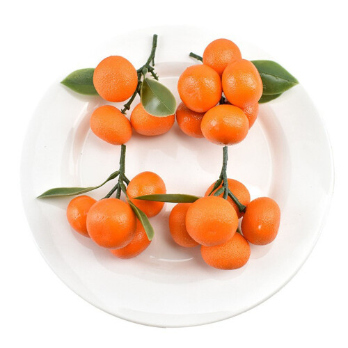 Simulation mousse mandarine fruits réalistes pour-6 oranges 2