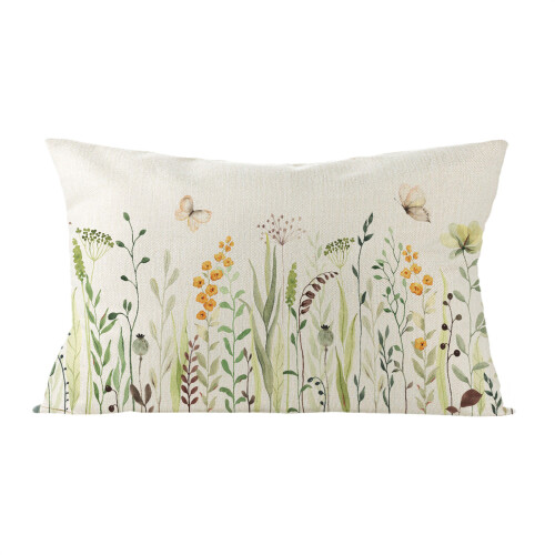 Housse de coussin de printemps, taie d'oreiller décorative à-6