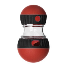 Chiens alimentation lente jouet distributeur de nourriture-Rouge