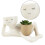 Fake Succulents Plant Artificial Human Shaped Resin Pots Cute 1