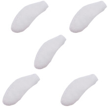 Pince à cheveux faite à la main en peluche, oreilles de-Blanc 5