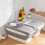 Sealed Dog Food Container with Clear Lid Space Saving-White 7