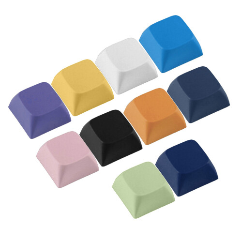 Pack of 10 XDA2 Profile Keycaps Multicolor Blank Keycap Set-Red 1