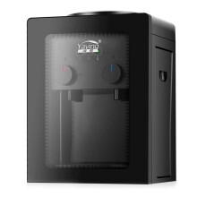 Electric Water Dispenser, Mini Portable, Office Desktop, Cold and Hot, 550W, Black