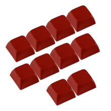 Pack of 10 XDA2 Profile Keycaps Multicolor Blank Keycap Set-Red