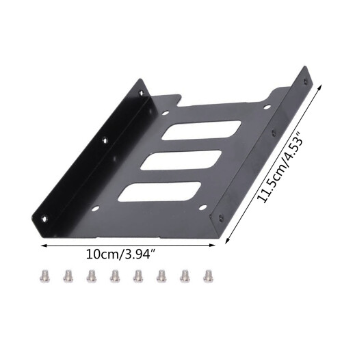 Support d'adaptateur de lecteur de baie d'ordinateur 2.5 "à 1