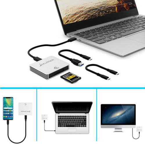Quality Express Card Reader USB3.1gen2 10Gbps-9315M A card 2