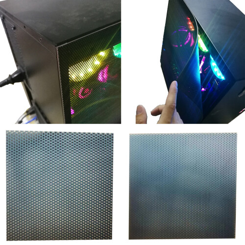 Boîtier de ventilateur d'ordinateur en PVC, 30cm,-0,5MM 2