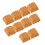 Personalized Keyboard Keycaps 10Pcs XDA2 Height-orange color 1