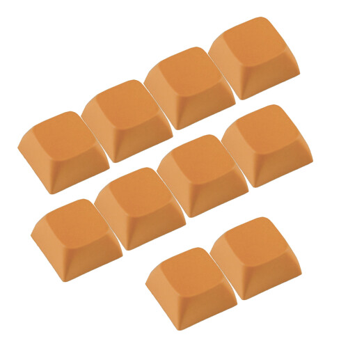 Personalized Keyboard Keycaps 10Pcs XDA2 Height-orange color