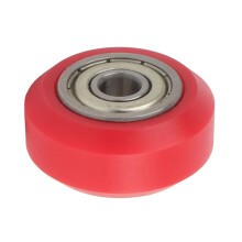 Pack of 12 3D Printer Plastic Wheel POM Small Models-Red