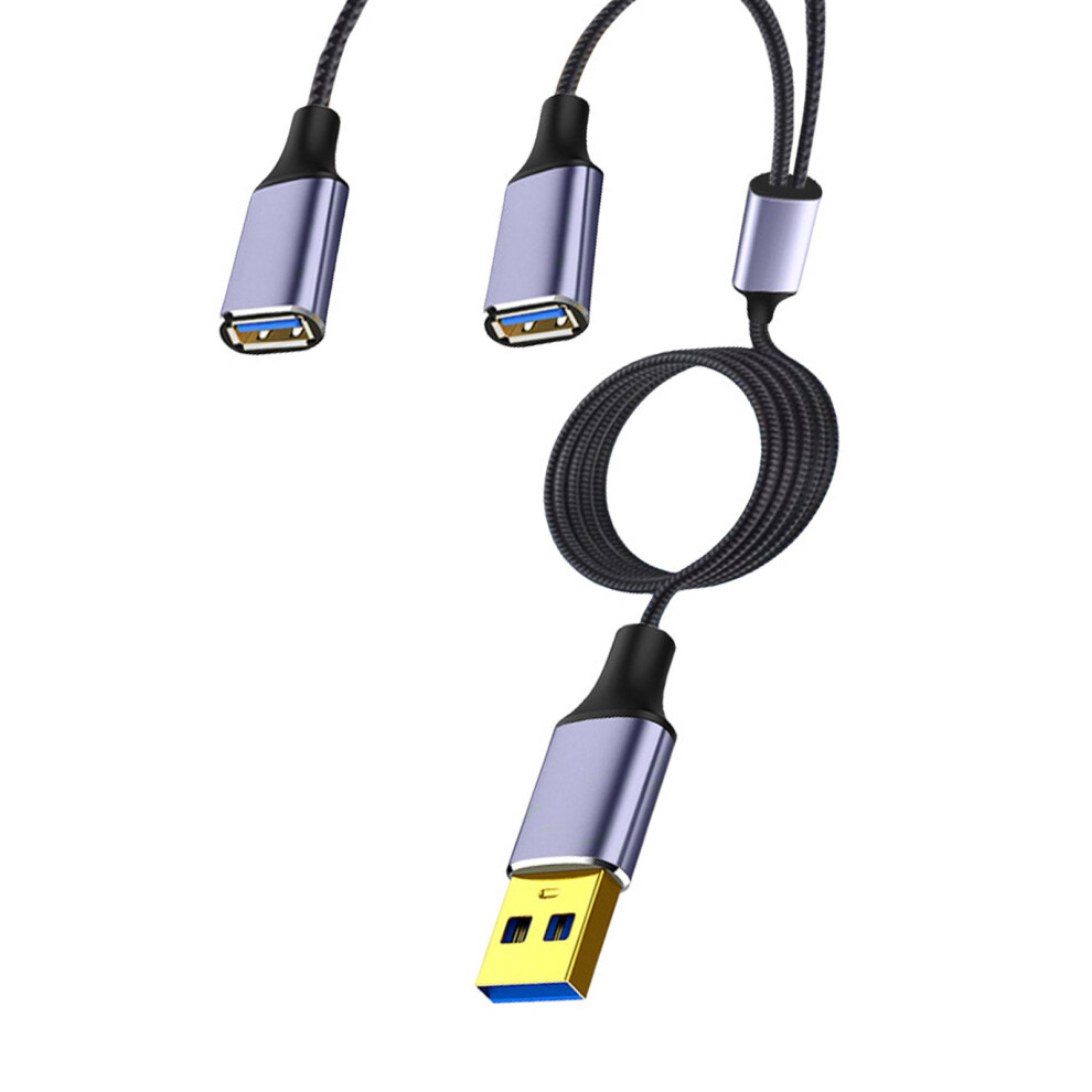 Usb Splitter Cable Usb2.0 A Male To Double-120Cm One For Two 7732000492419