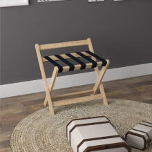 Folding luggage racks for hotels, folding luggage racks, countrystyle, made of solid wood, for rooms, hotels, luggage racks (Color: A) (D) Ref: 7551
