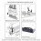 Plaque de panneau avant 19 broches/9 broches vers USB3.0/2.0 6