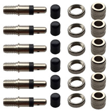 Bike Valve Cores 6 Pcs Presta Schrader Compatible Valve Core Replacement Tool Stem Removal Tool