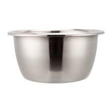 Stainless Steel Basin Multipurpose Wash Tub 26cm For Vegetables Fruits Flour Grains Bread Bowl Utensil Sink Silver