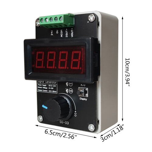4-20mA Adjustable Signal Generator 0-10V 0/4-20mA Current 1