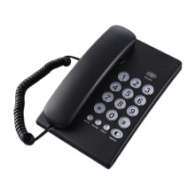 Corded Landline Phone Big Button Landline Phones-Black