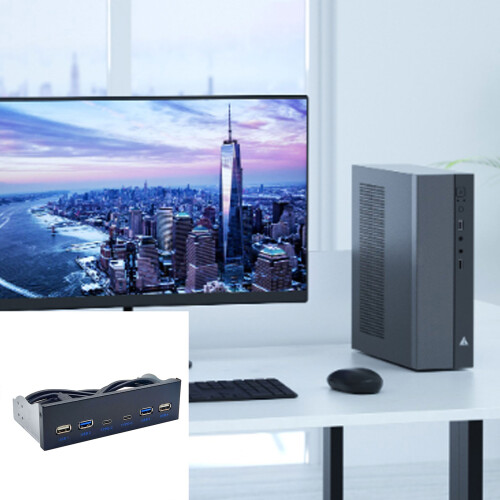 USB 3.0/3.2 Frontplatte USB 3.0/3.2 19Pin für 5,25"-Andere 2