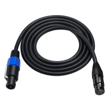 Speakon to XLR Cable Speakon Plug Male to XLR 3Pin Female