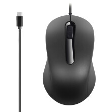 Souris de jeu filaire USB C, ergonomique, 3 boutons, 1000 DPI,