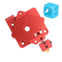 3D Printers Aluminum Alloy Cooling Block V6 Extruder-Red