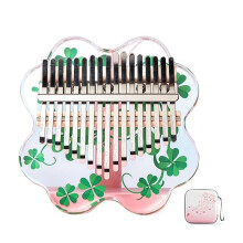 Kalimba 17 21 Keys Acrylic Kalimba Thumb Piano Cute Keyboard Finger Piano Mini Instrument Beautiful Gifts (21 key)