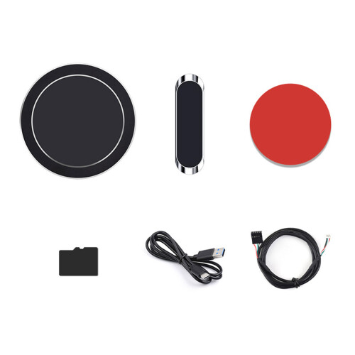 Écran d'affichage rond USB de 2.8 pouces, écran d'affichage-Noir