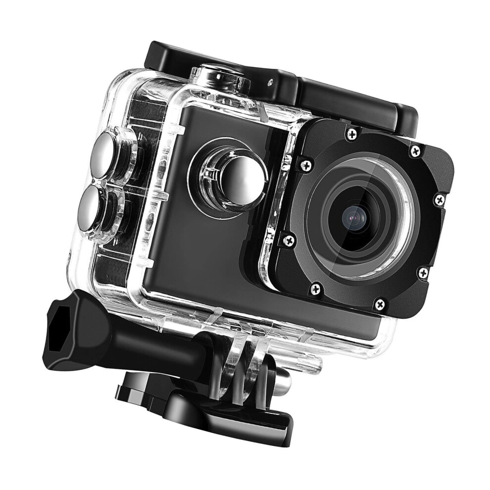 12Mp Underwater Waterproof Video Camera Outdoor Bicycle Diving Sports Action Camera White 9426802522914