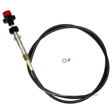 6ft Heavy Duty Locking Cable Stainless Steel with Precise Length Adjustment and Dual Ball Locking
