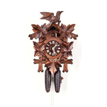 Cuckoo Clock 5 Leaves Bird