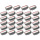 24 Stück ERC30 Schwarz und Rot ERC30 ERC-30 ERC30 34 38 B/R 1