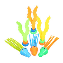 6piece diving toy set for underwater play with aquatic plants and jellyfish