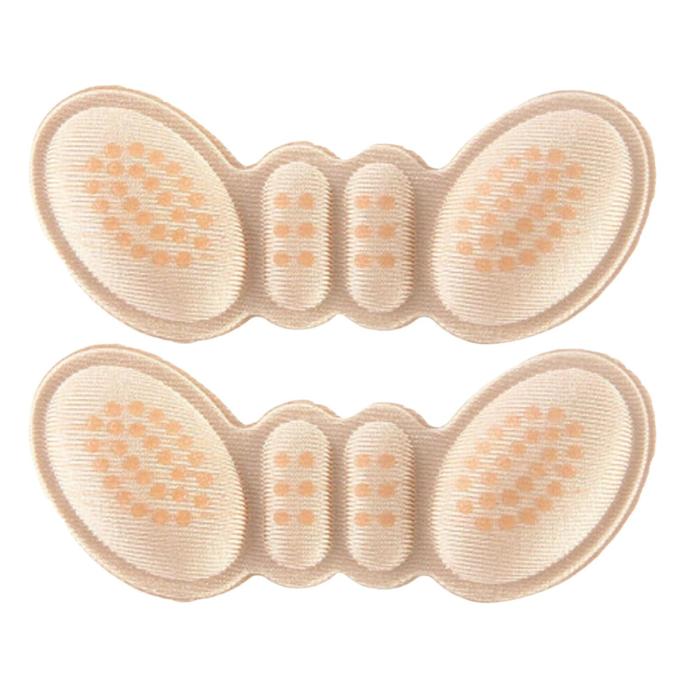 Beige Heel Cushions Selfadhesive Grips Foam For Comfort, Prevents Blisters,