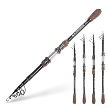 Portable Sea Fishing Rod Carbon Fiber And Aluminum Alloy Construction Compact Travel Design 180 Saltwater Compatible