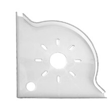 Fish Tank Plant Holder Underwater Triangle Corner Rack White For Aquariums Coral Stand Reef Accessories