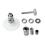 Double Gear Extruder Set, Double Gear 3D-Drucker-Extruder-Teile 1