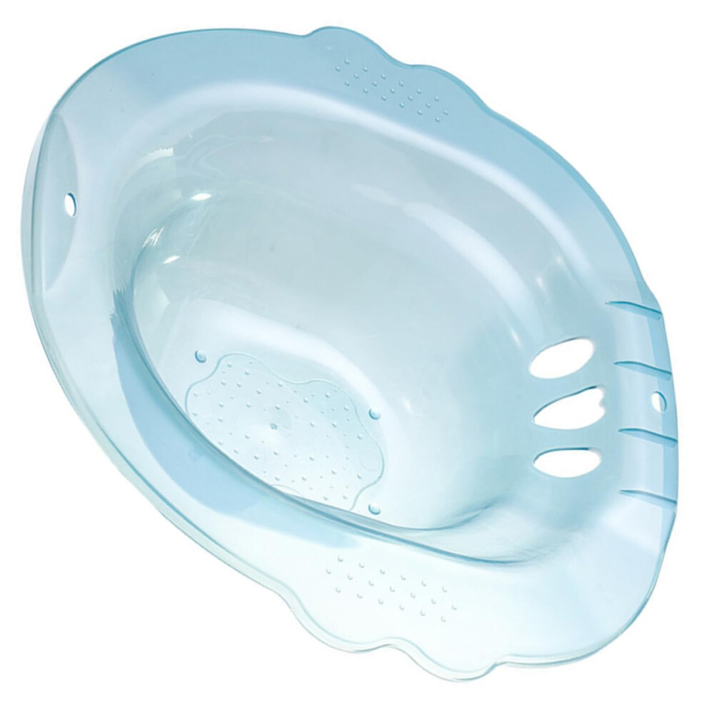 Plastic Sitz Bath Basin Thickened Durable For Pregnant Women And Elderly Ergonomic Deep Soaking Tub With Wide Sides