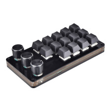 14-Tasten-Makro-programmierbare Tastatur, Mini-mechanische