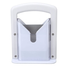 Bagel Cutter with Safety Shield and Secure Handle for Breads, Muffins