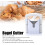 Bagel Cutter with Safety Shield and Secure Handle for Breads, Muffins 2