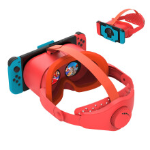 Upgraded VR Headset for Nintendo Switch  Switch OLED Model, Adjustable HD Lens (Orange  Blue)