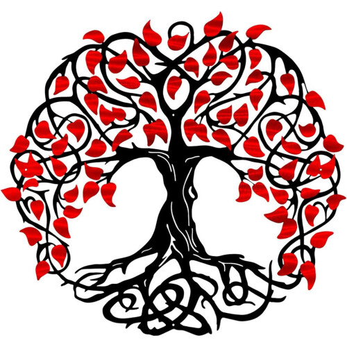 Reusable DIY Crafts Stencil, Celtic Tree Of Life Pattern, Add Creative Touch To Your Projects With Precision And Ease (Iron-Tree 2)