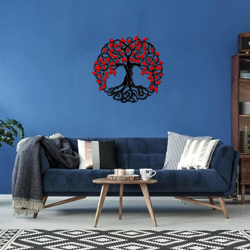 Reusable DIY Crafts Stencil, Celtic Tree Of Life Pattern, Add Creative Touch To Your Projects With Precision And Ease (Iron-Tree 2) 1