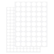 Cabinet Screw Hole Cover for Wooden Furniture, Durable Plastic Self-Adhesive Decoration Supplies, Water-resistant and Rust-proof, High Definition Patt