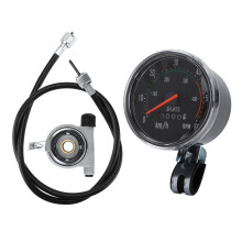 Gemakkelijk afleesbare analoge snelheidsmeter, mechanische snelheidsmeter met metrische metingen, aluminiumlegering, geschikt voor gemotoriseerde