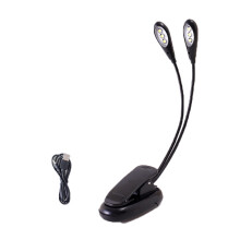 Elegant Music Stand Light, Rechargeable for Endless Use, Non-Flicker Eye-Care Lamp with Flexible Gooseneck for Precise Lighting