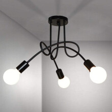 Lampadario Sputnik con attacco E26 standard, resistente e facile da pulire, lampadario a 3 luci per cucina, soggiorno e ristorante.