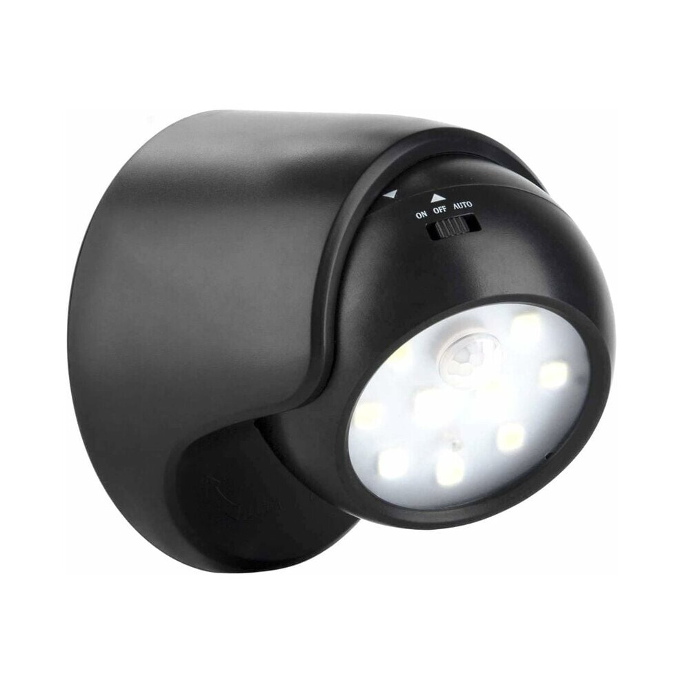 Adjustable Lighting Direction Motion Sensor Light, Battery Operated Outdoor Lights, Energy Saving And Waterproof For Porches And Patios 9405630519471
